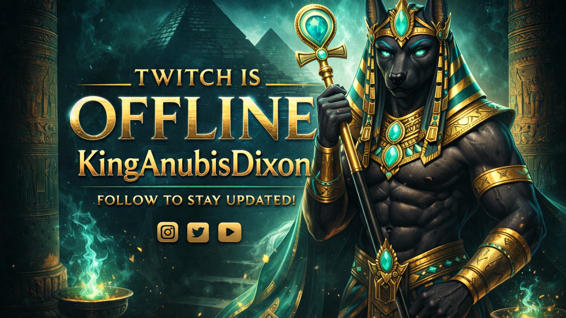 KingAnubisDixon Offline Background