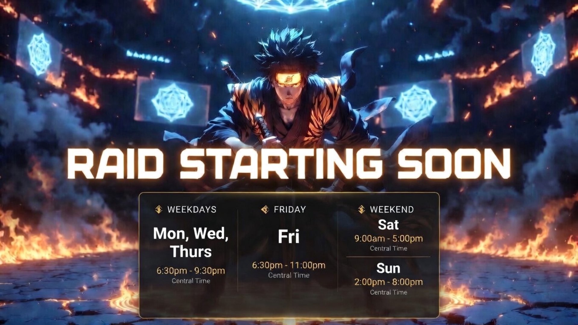 TigerNinjaChan Offline Background