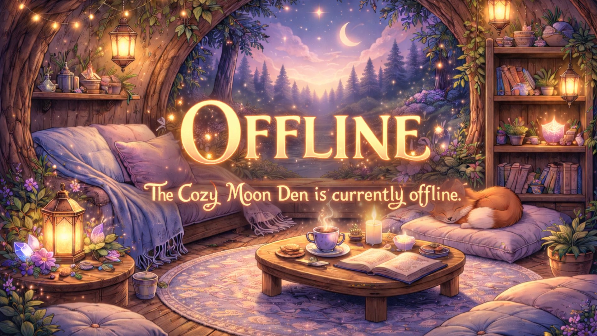 TheCozyMoonDen Offline Background