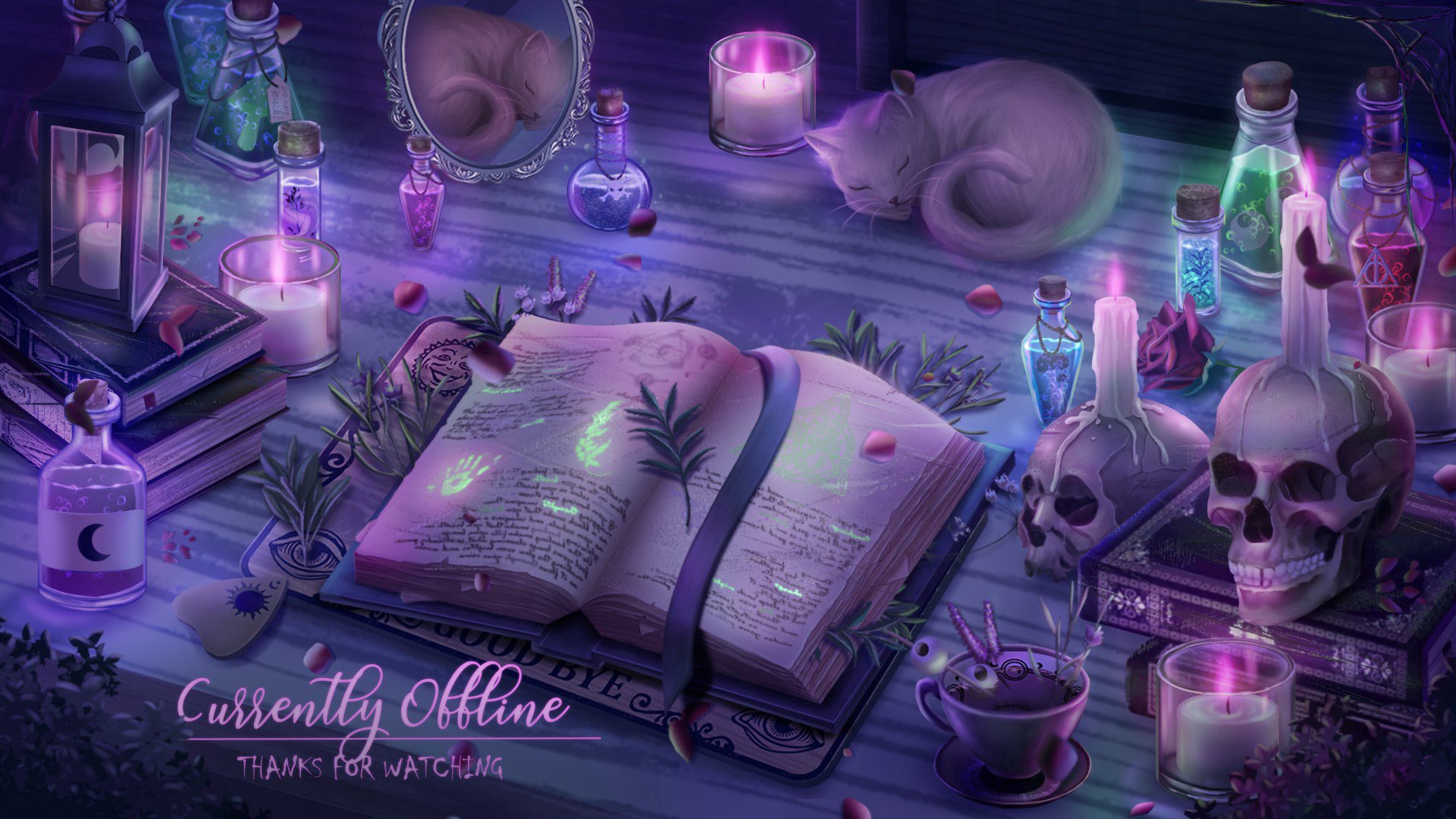 LustrousRose Offline Background