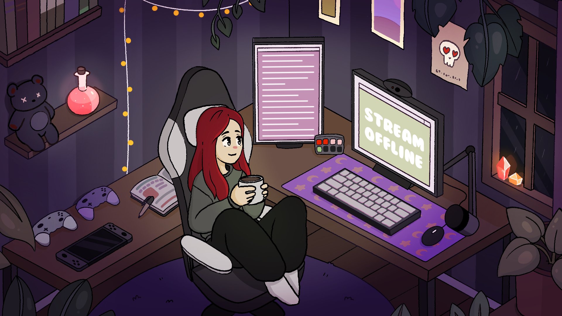 MummyAndy Offline Background