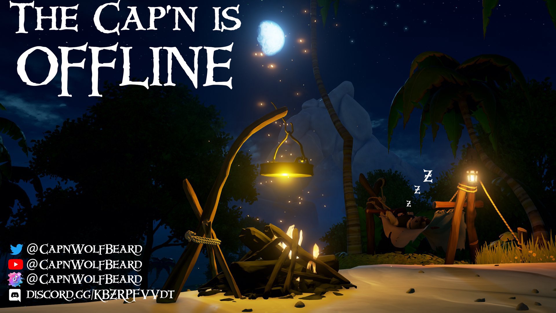 CapnWolfBeardTV Offline Background