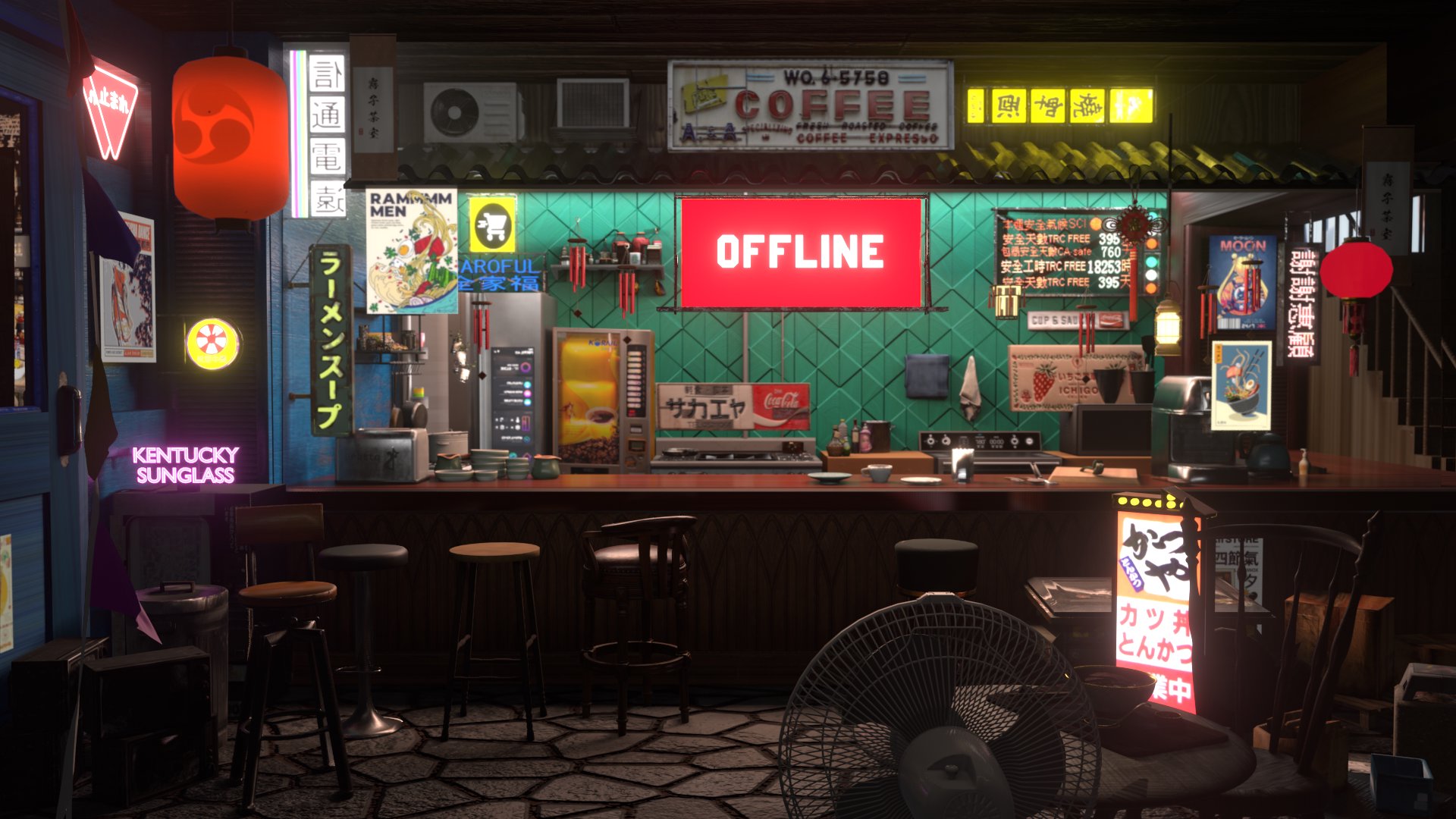 MenaceSenpai Offline Background