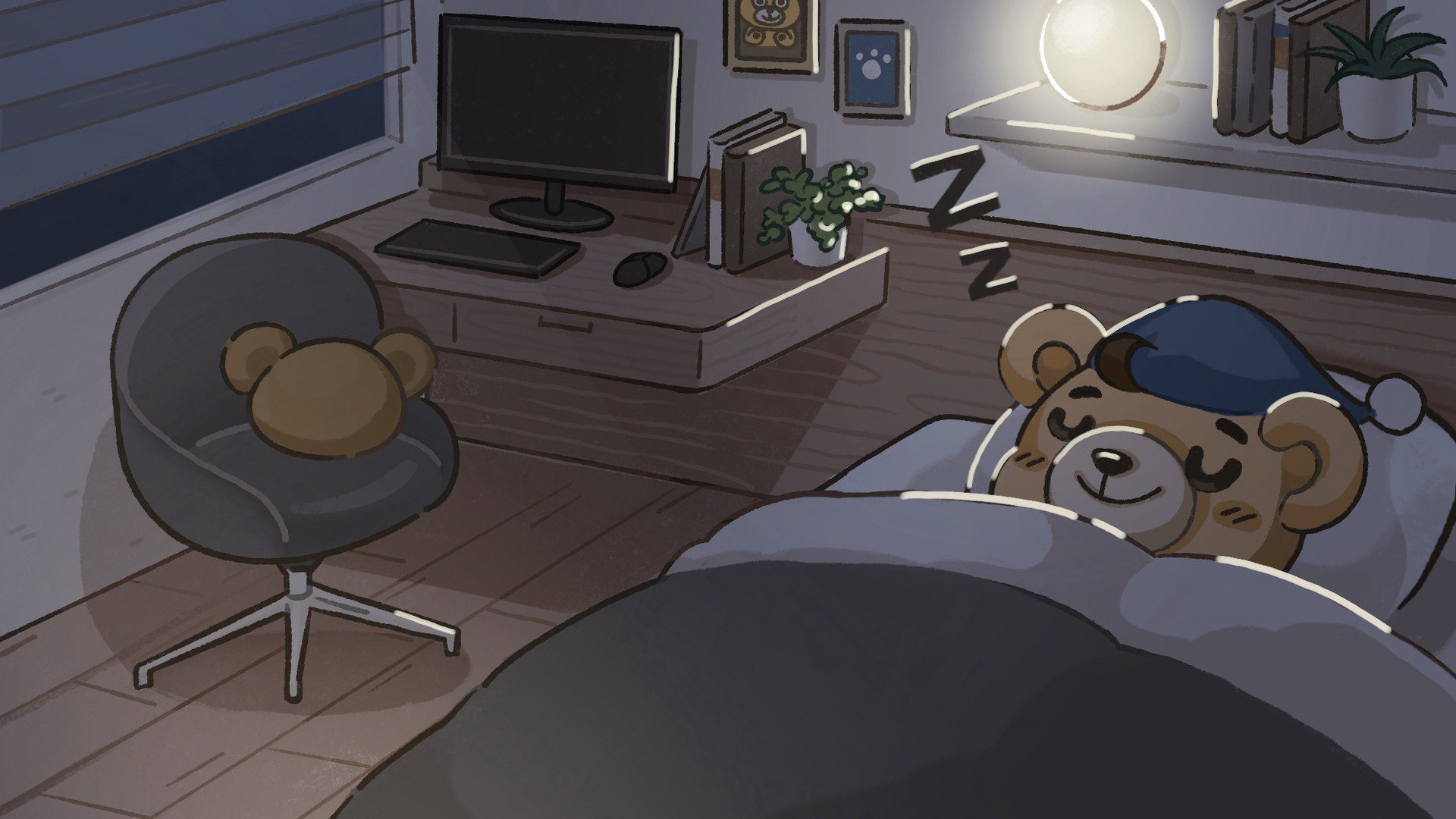 月仔 Offline Background