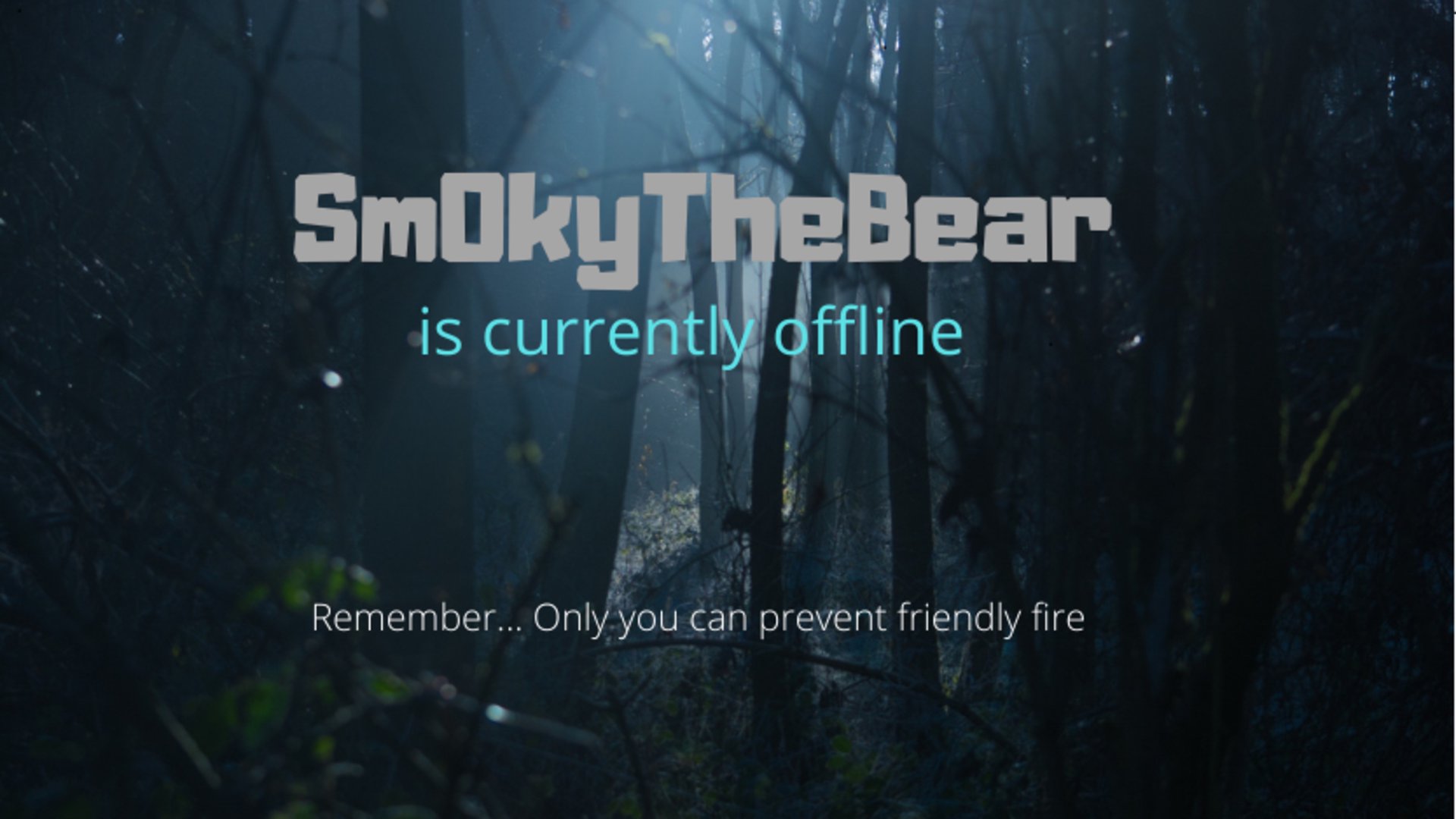 Sm0kytheBear Offline Background