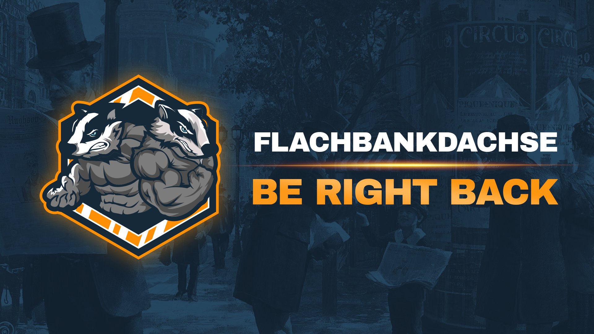 Flachbankdachse Offline Background