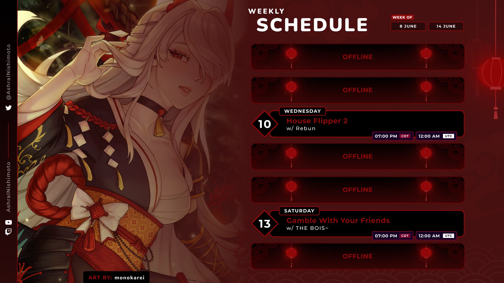 AshralNishimoto Offline Background