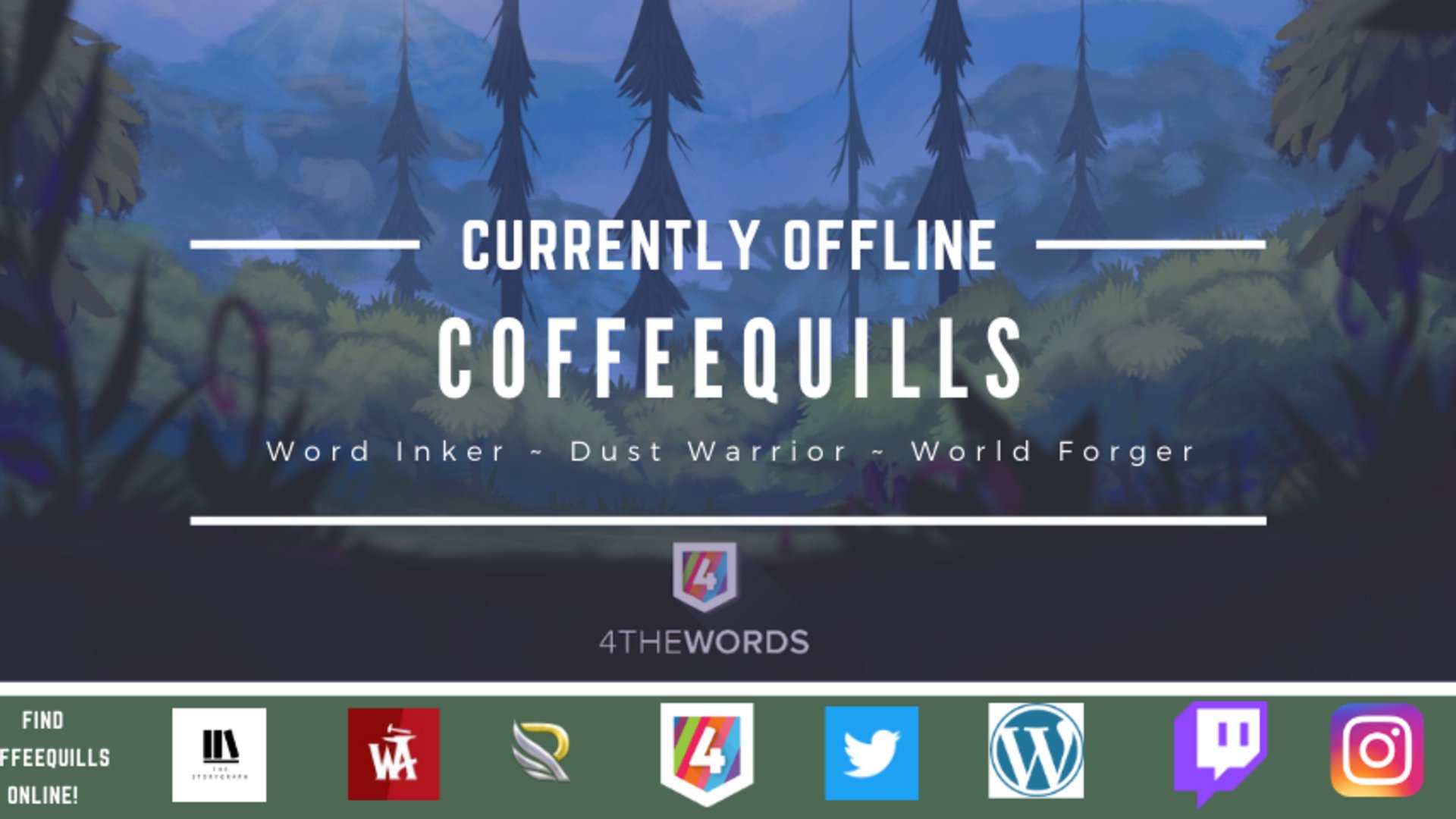CoffeeQuills Offline Background