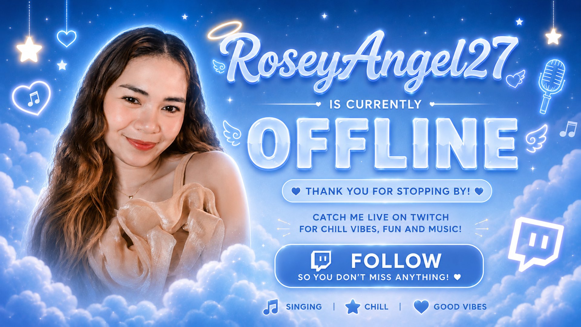 RoseyAngel27 Offline Background