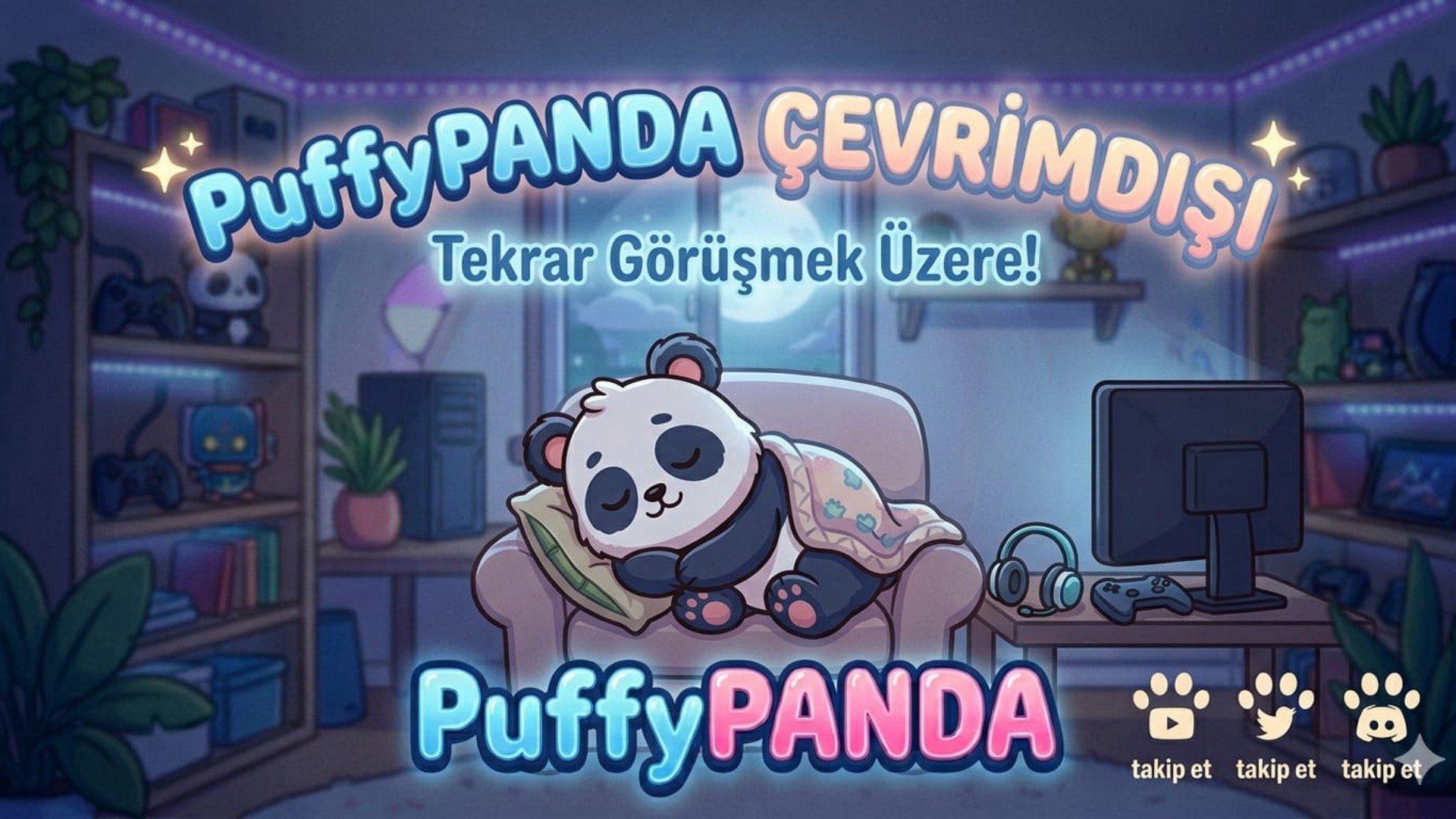 PuffyyPANDA Offline Background