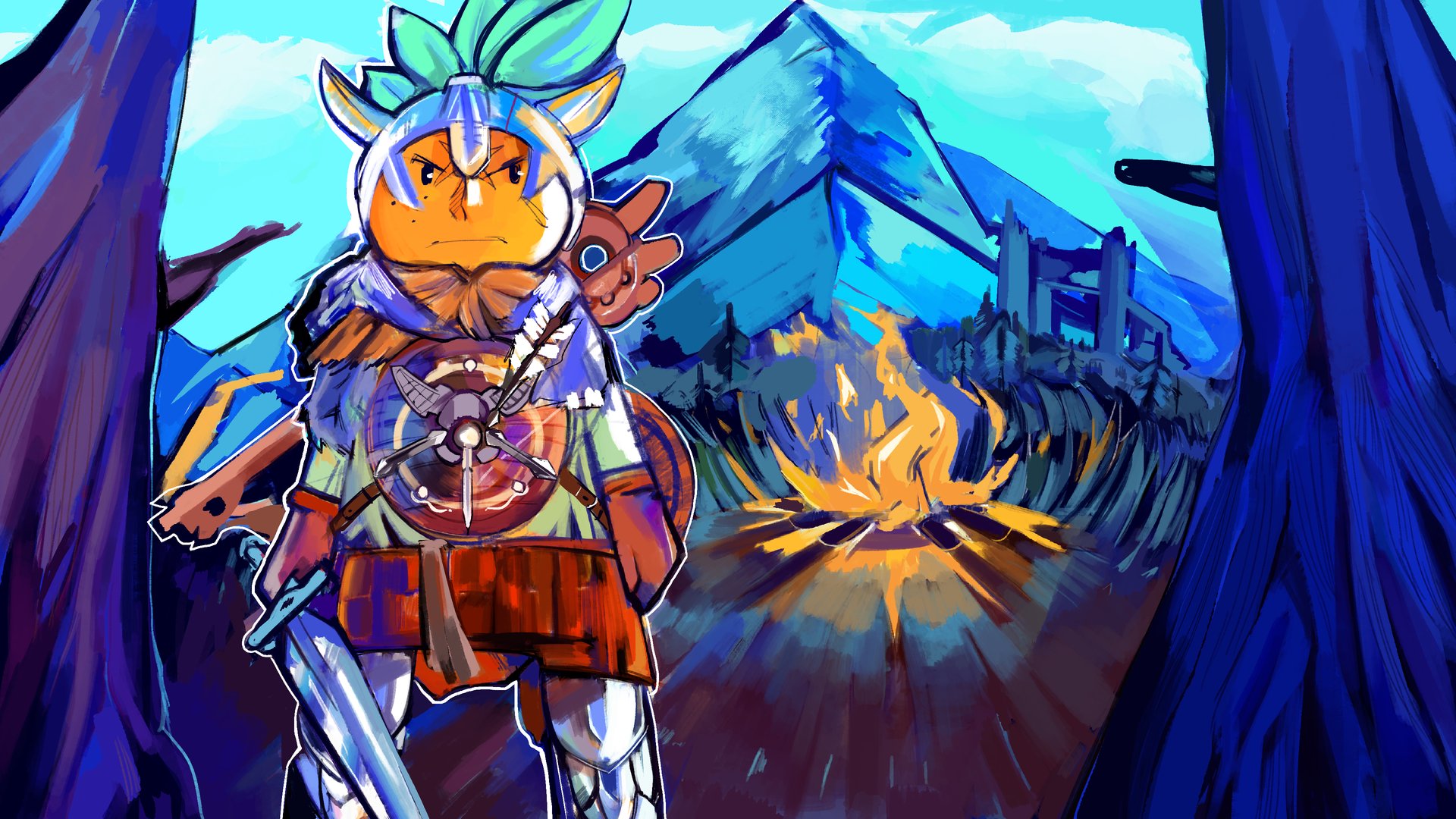 TangerineBlade Offline Background