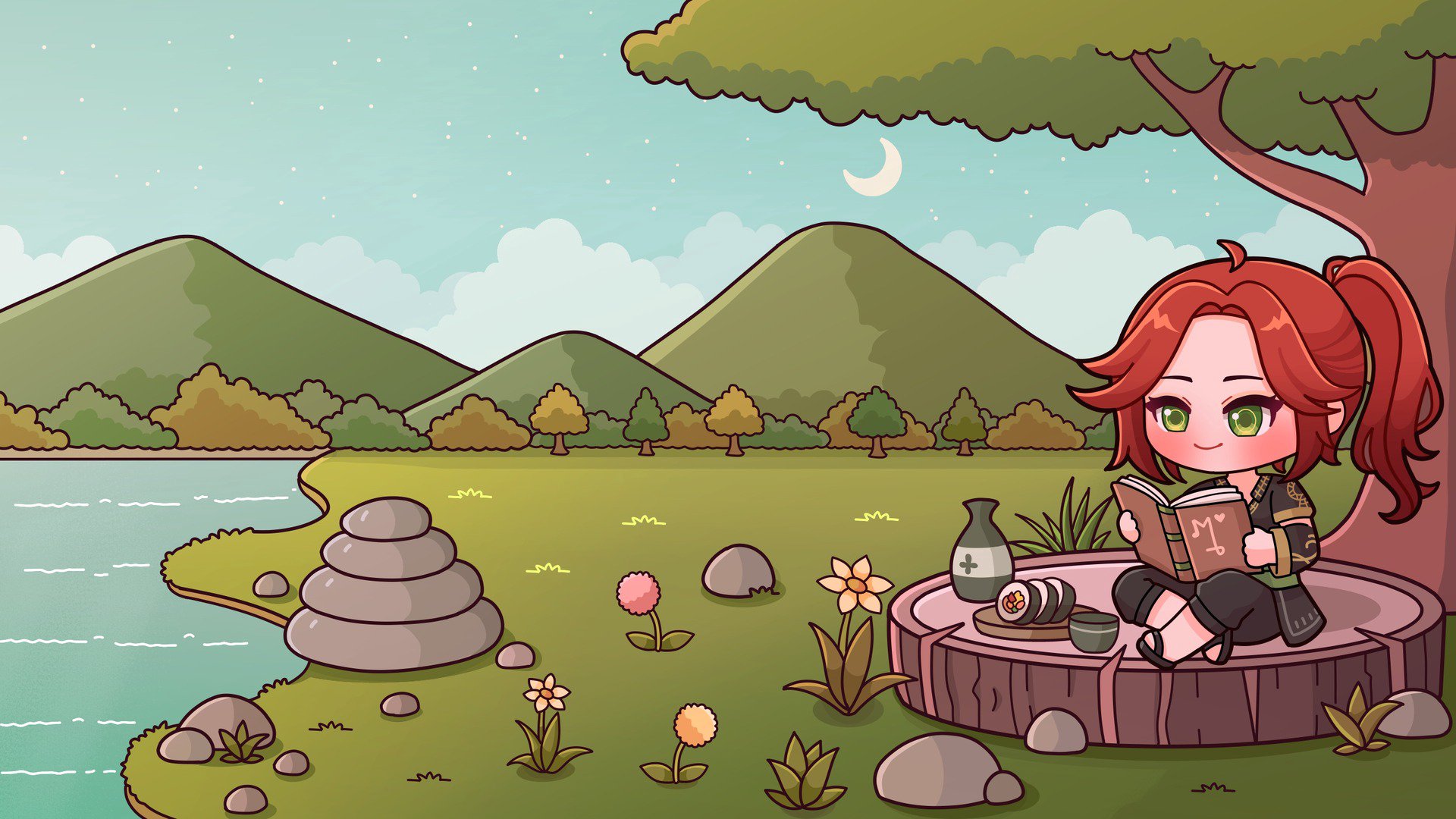 MaekaAmaya Offline Background