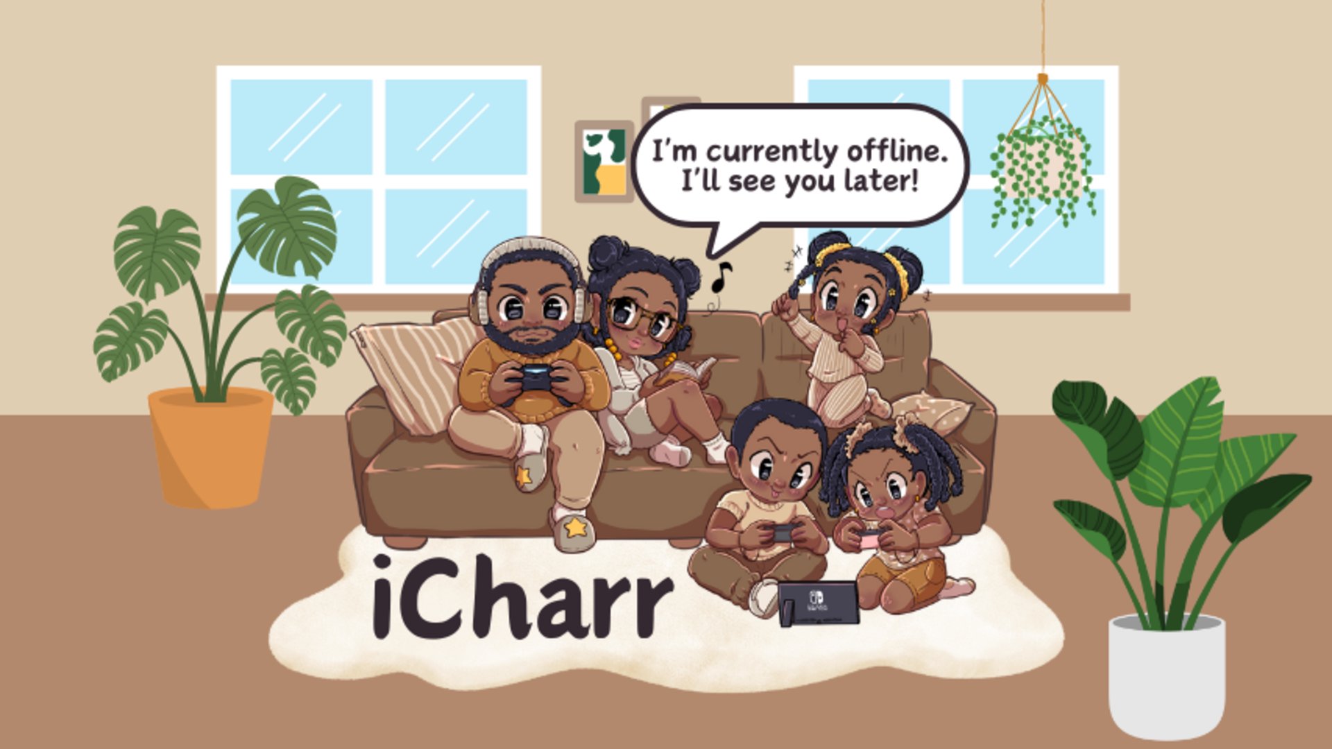 iCharr_ Offline Background