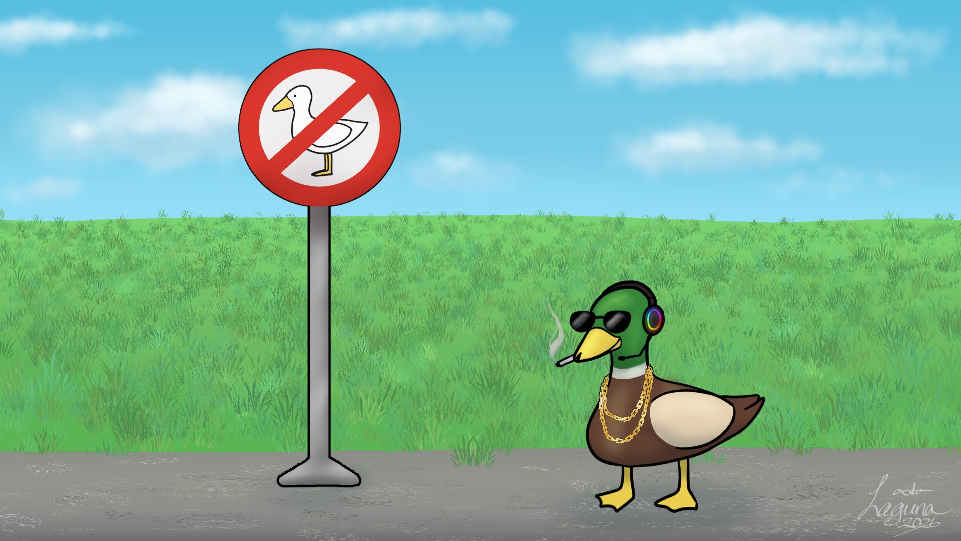 amon_gus_gamer_duck Offline Background