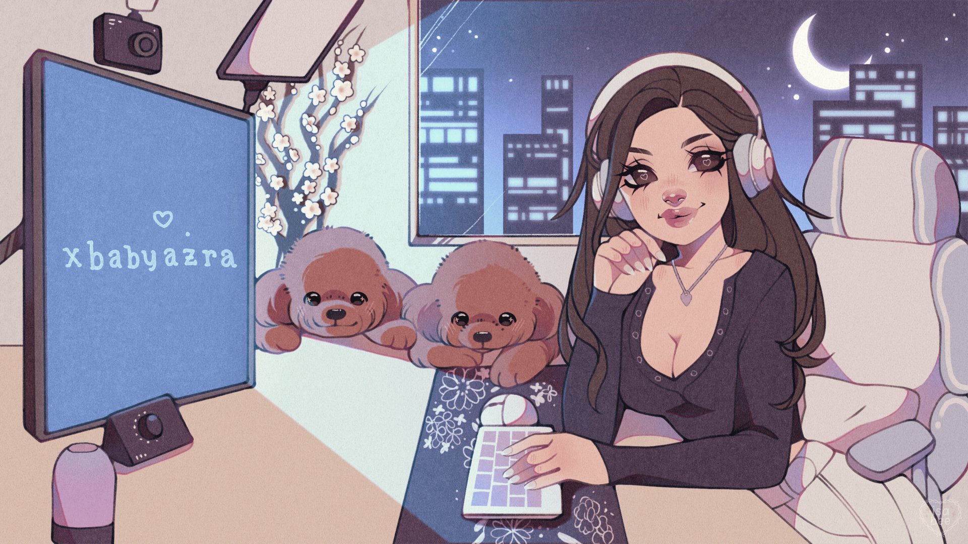xBabyAzra Offline Background