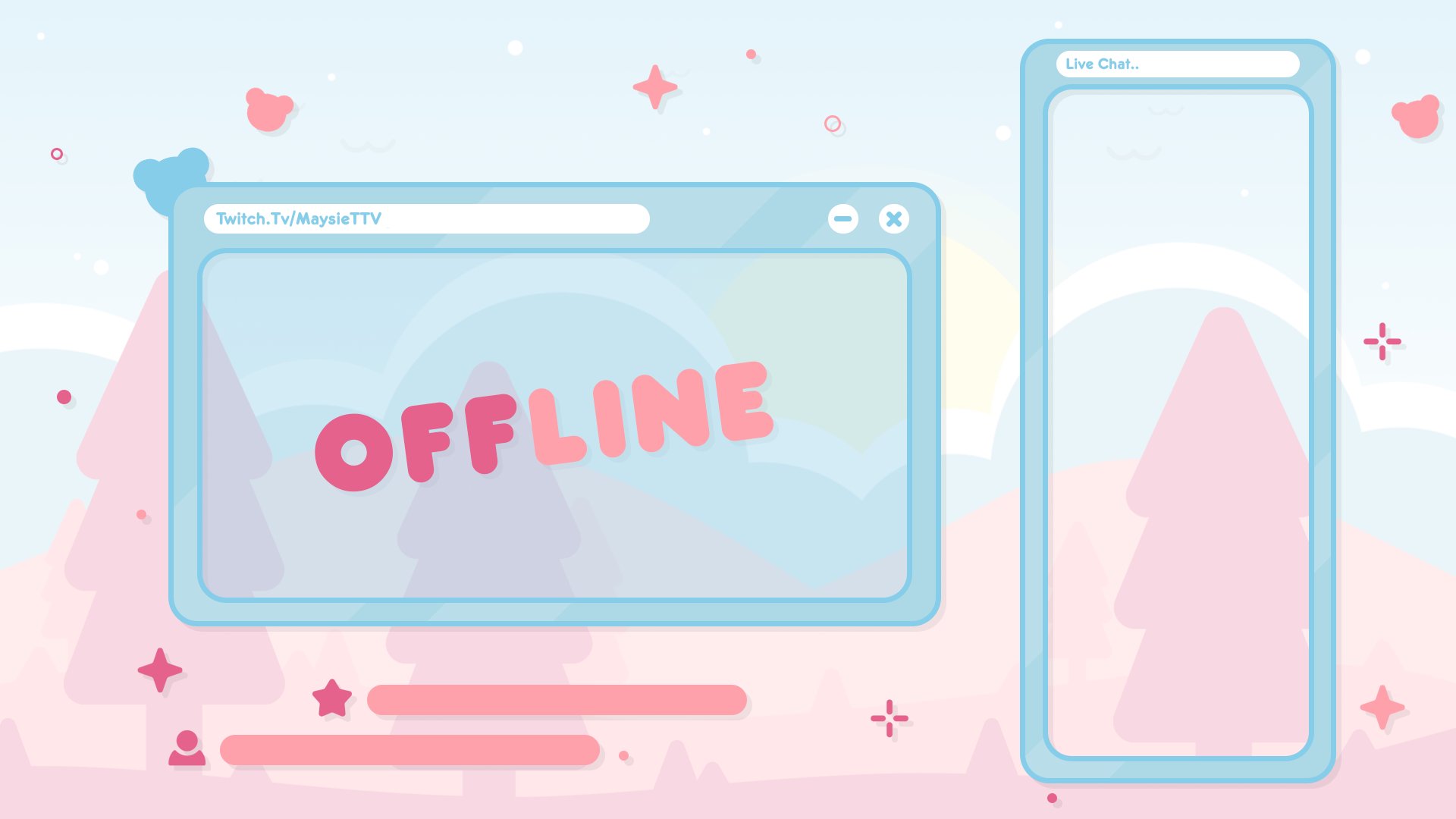 MaysieLive Offline Background
