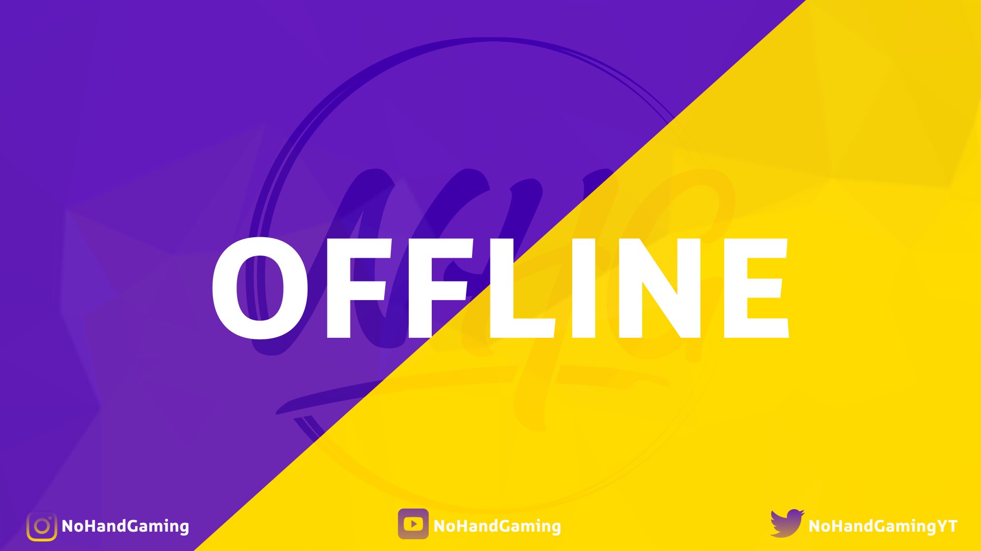 NoHandGamingYT Offline Background