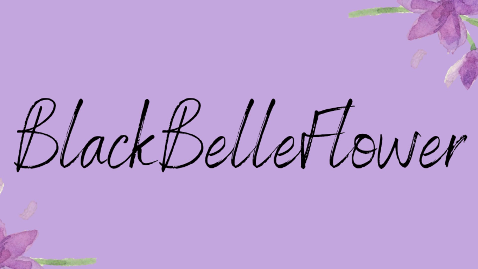 BlackBelleFlower Offline Background