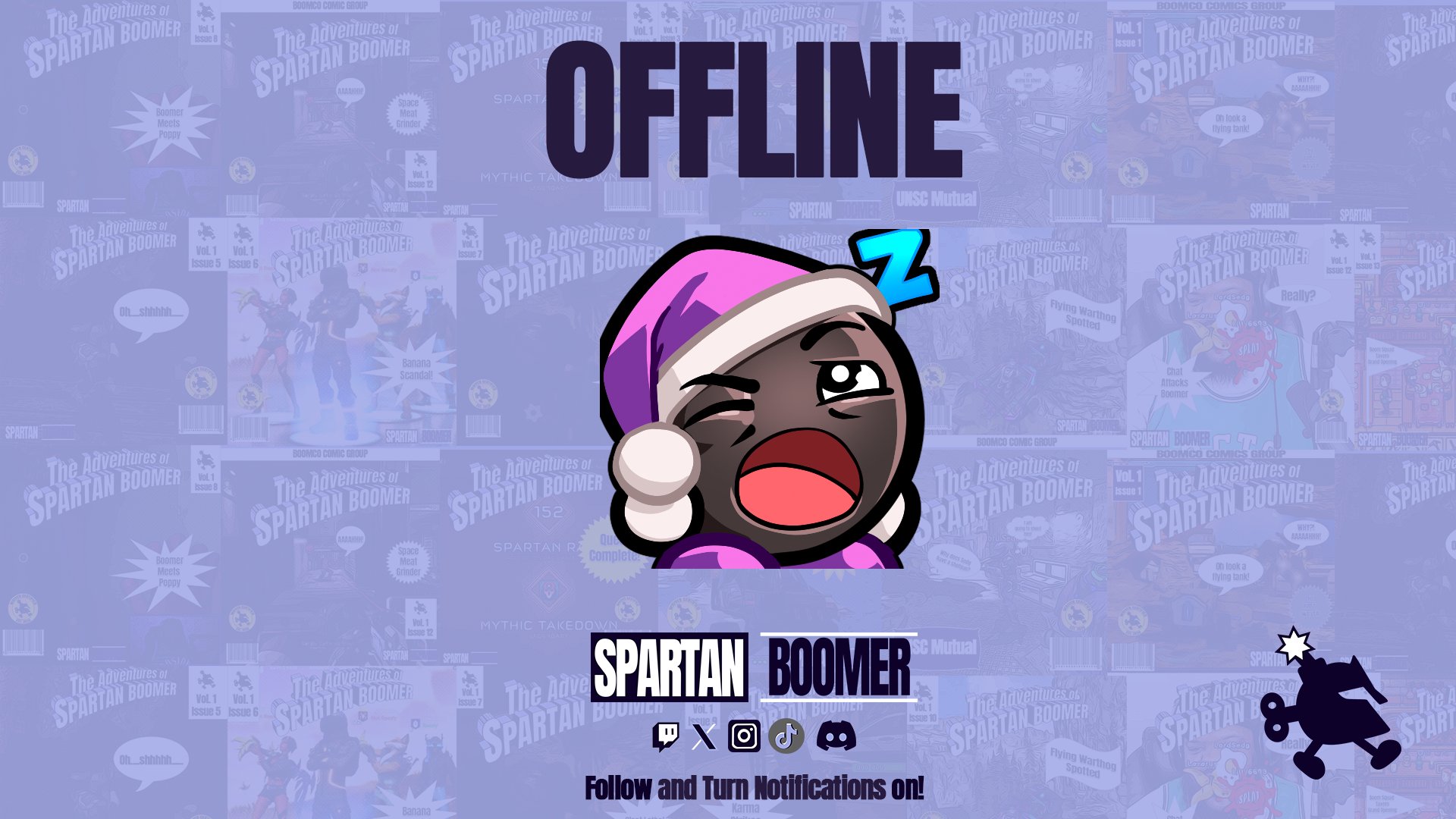 SpartanBoomer Offline Background