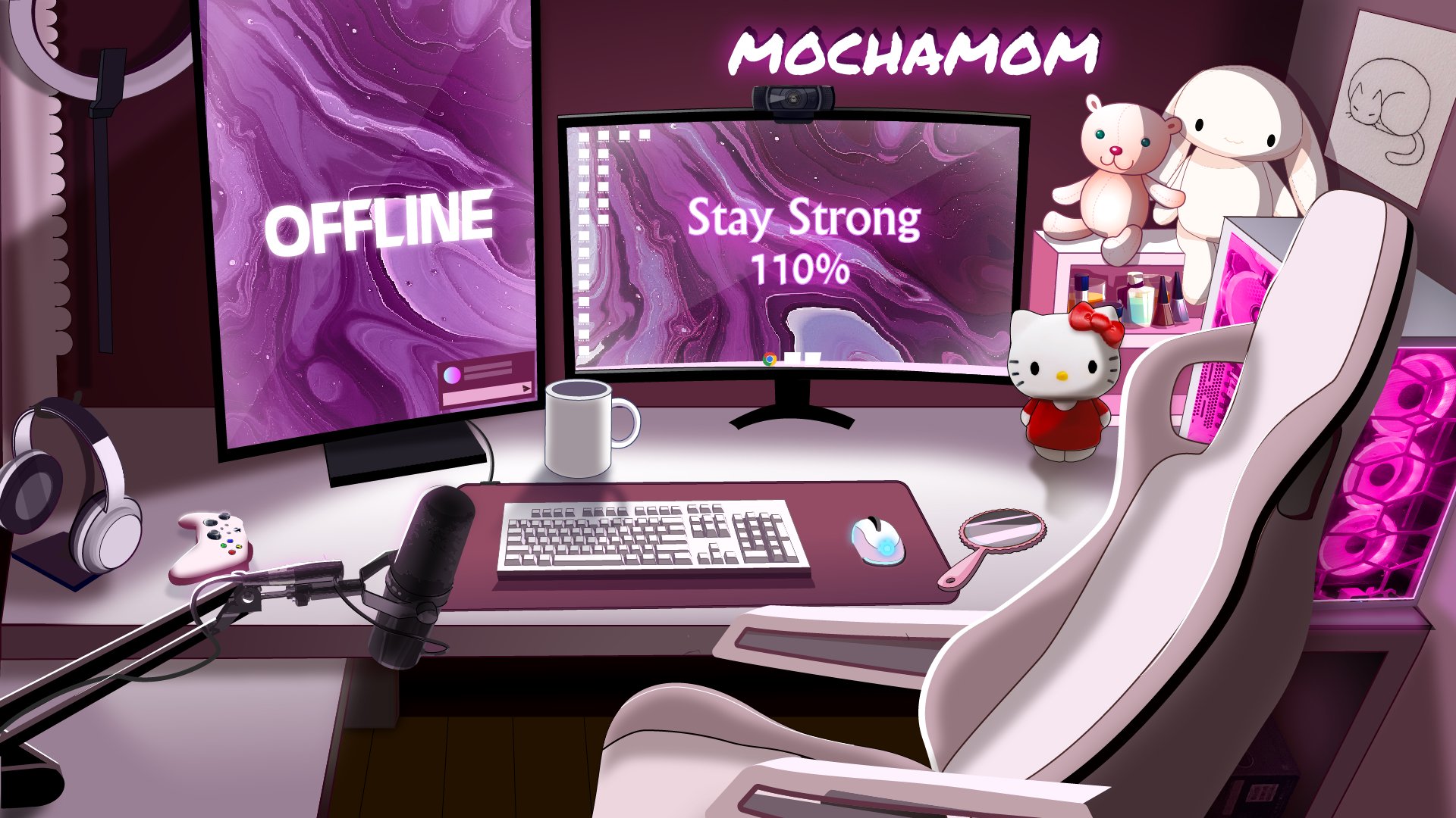 mochamom Offline Background