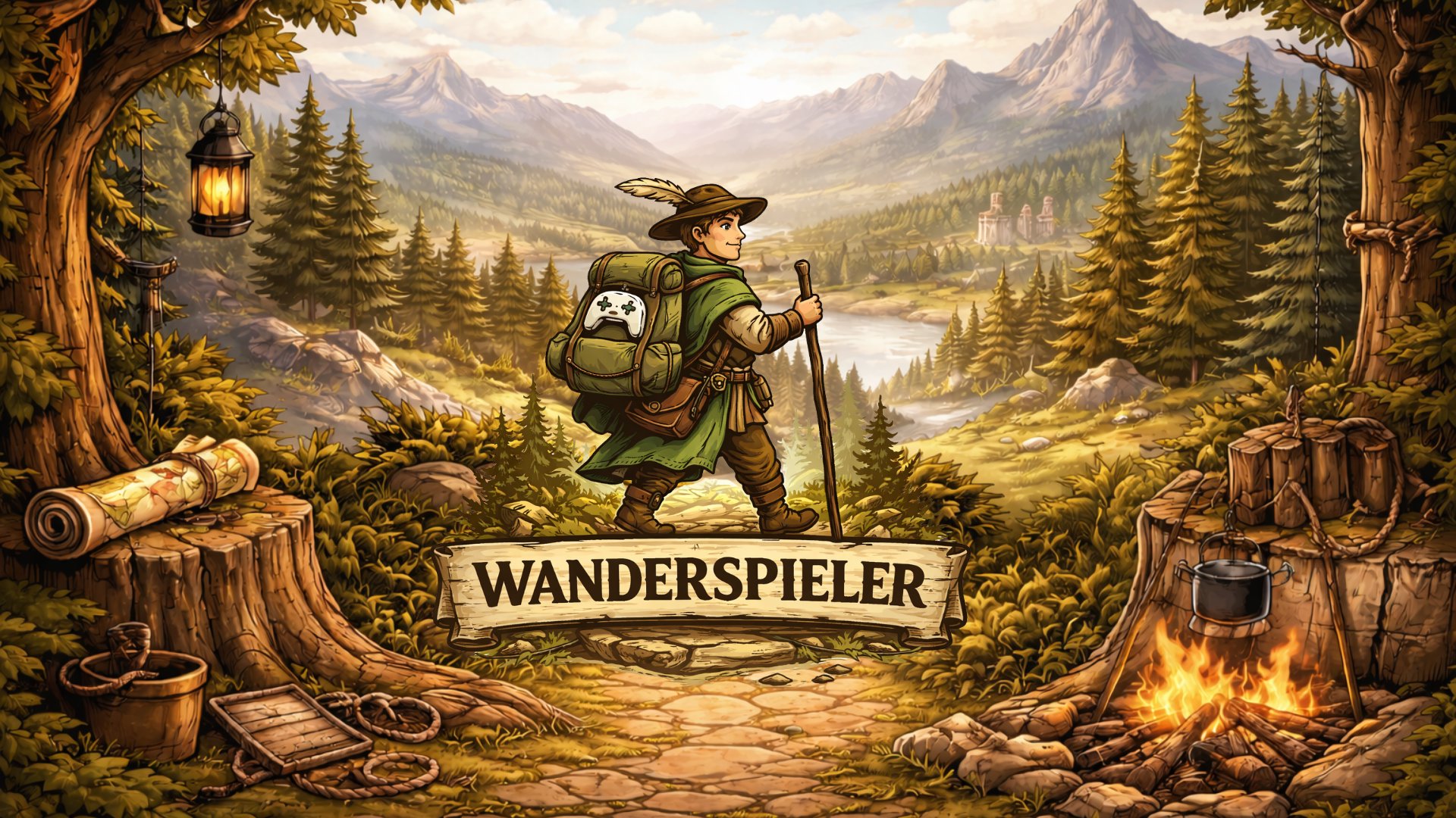 Wanderspieler Offline Background