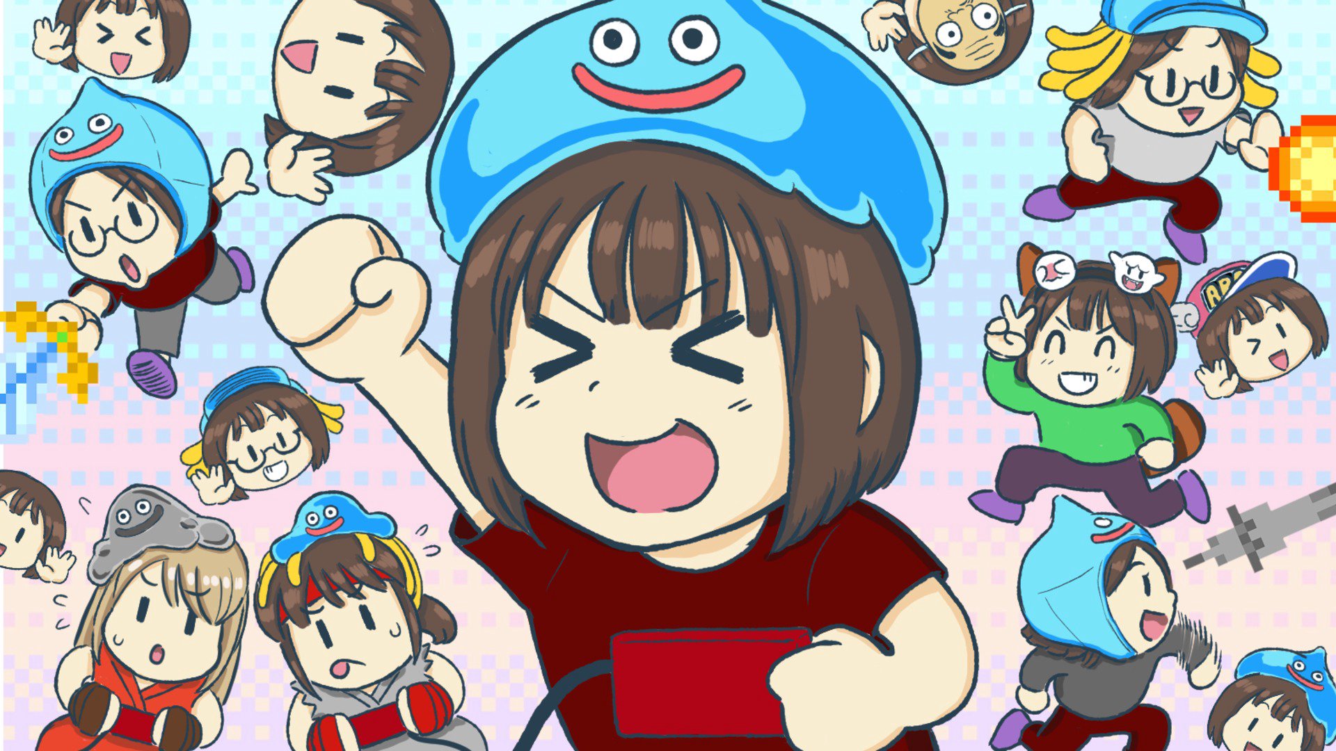 ピコピ子 Offline Background
