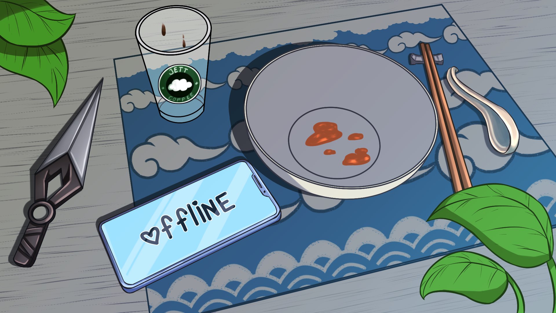 TheBratQuinn Offline Background