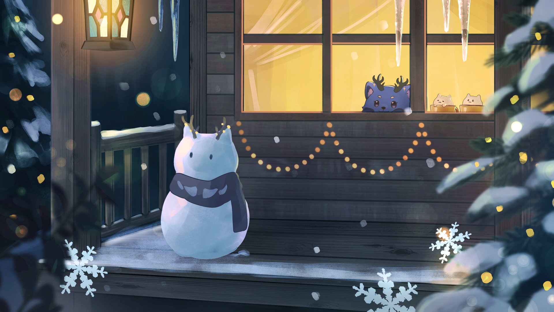 Skiazelle Offline Background