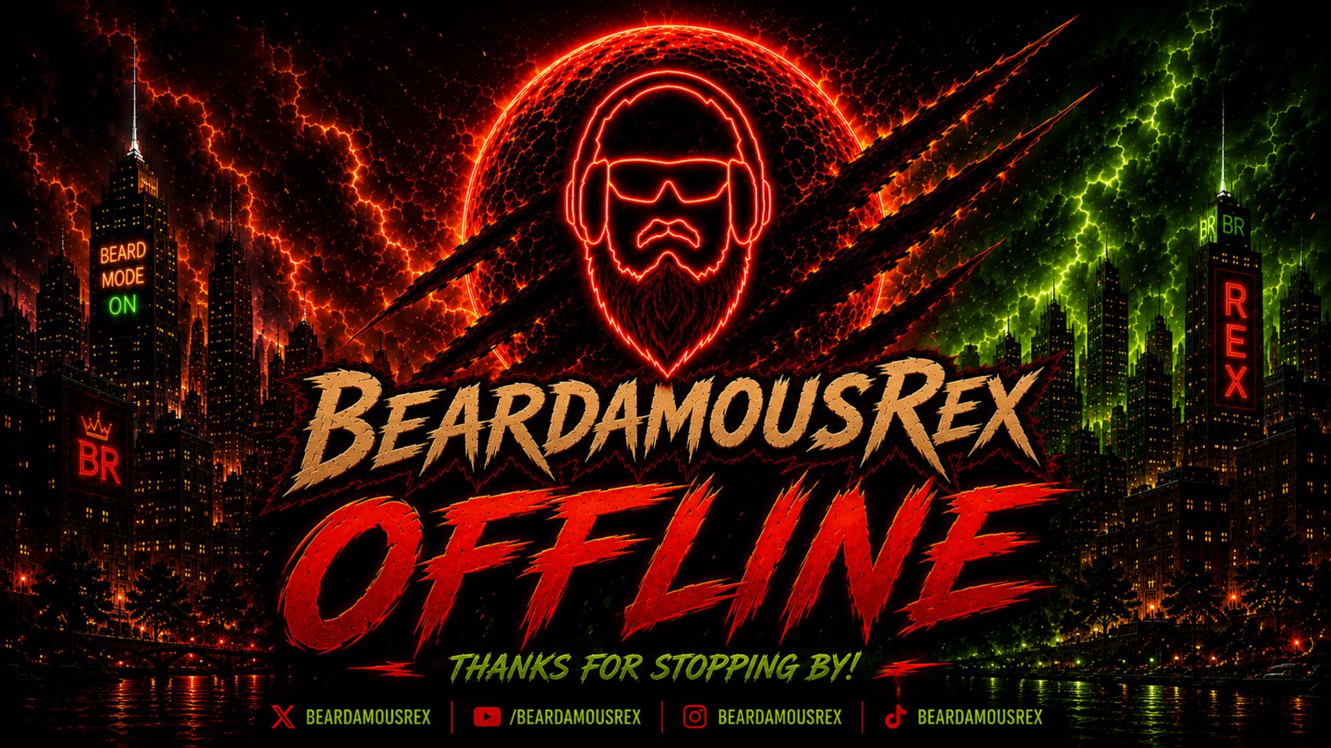 BeardamousRex Offline Background