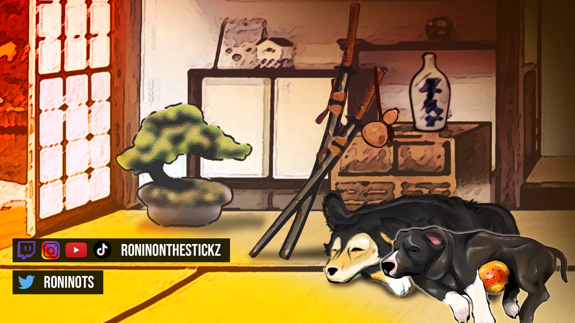 RoninOnTheStickz Offline Background