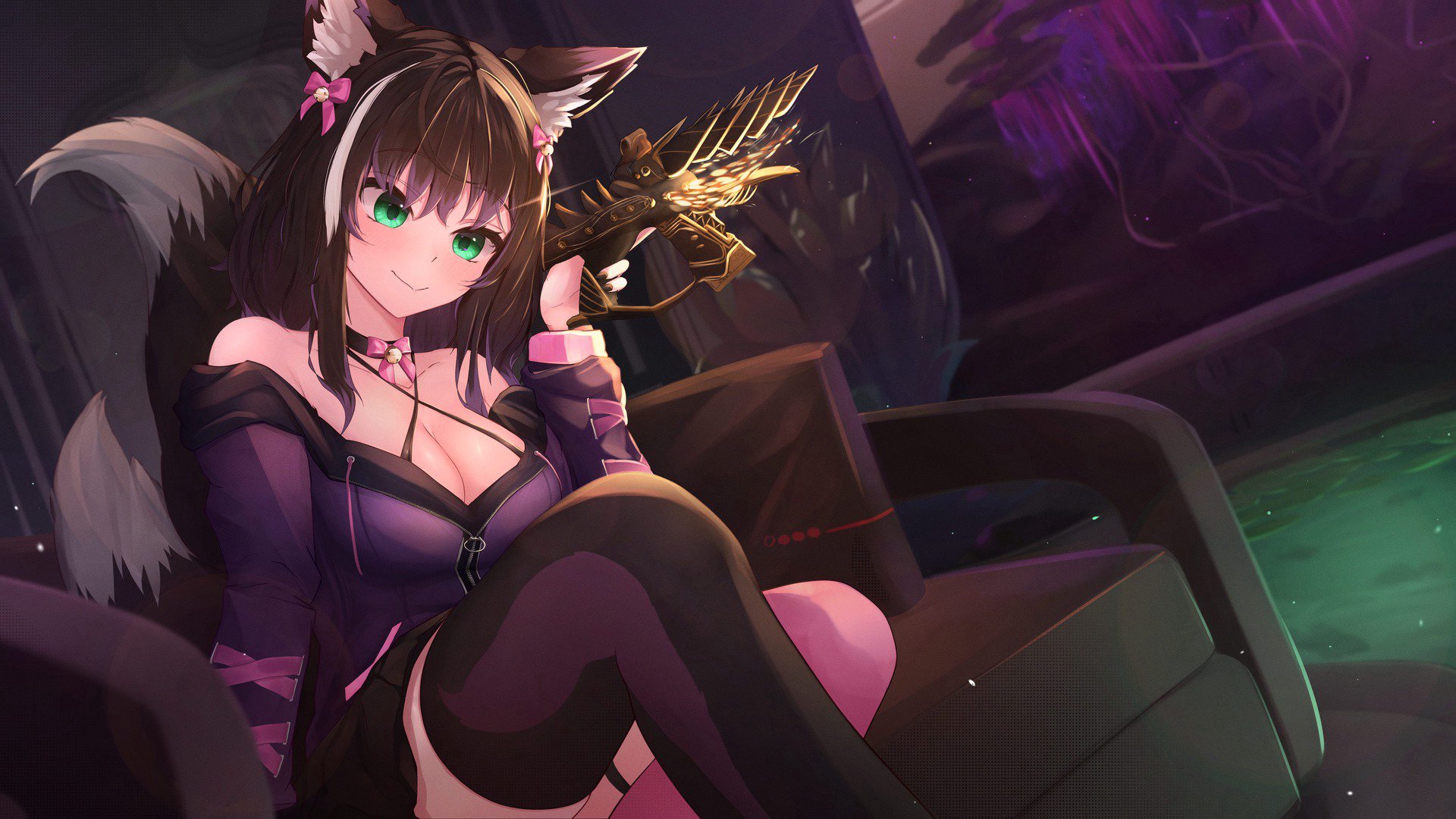 HaruTheWiseNeko Offline Background