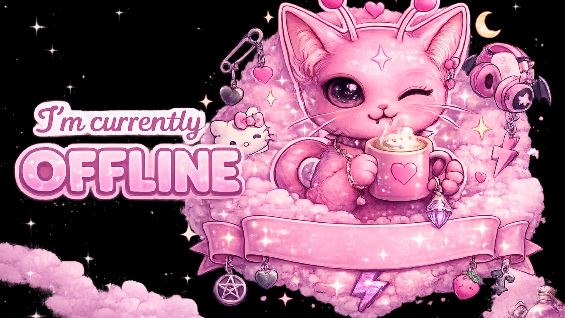 KittyPushey Offline Background