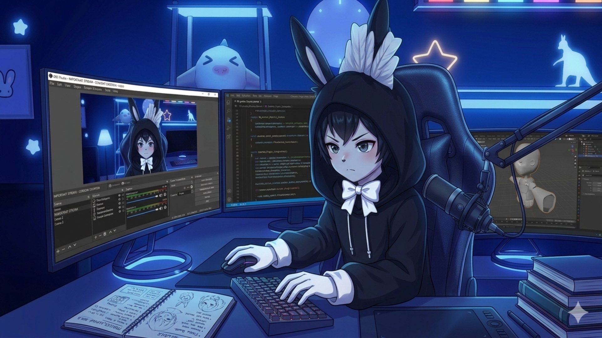 crazyrabbitshow Offline Background