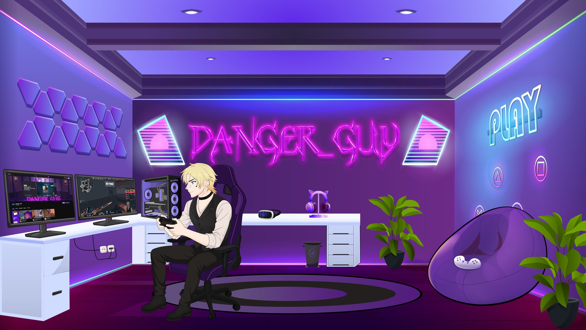 Danger_Guy Offline Background