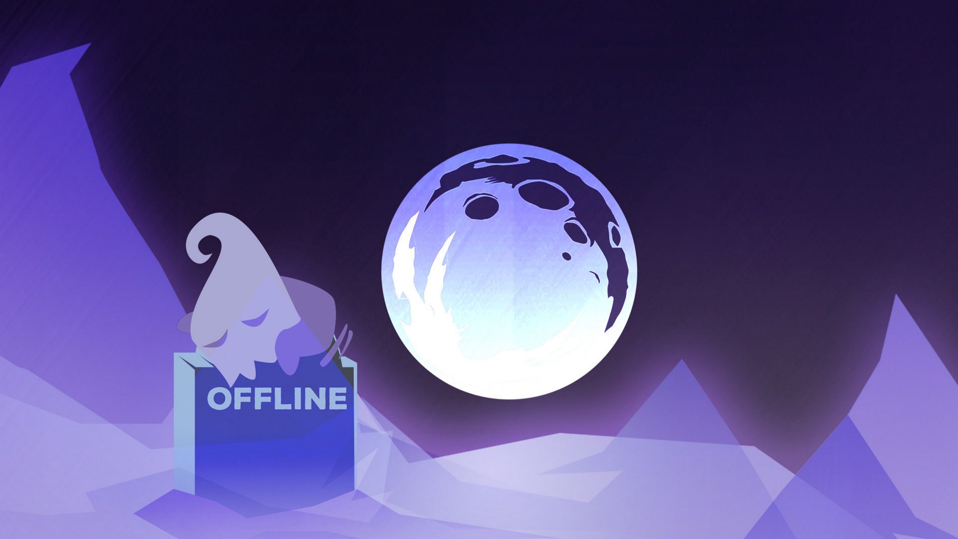 PurpleGhostKasper Offline Background