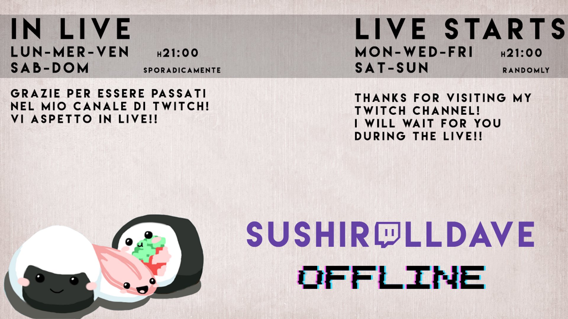 SushiRollDave Offline Background