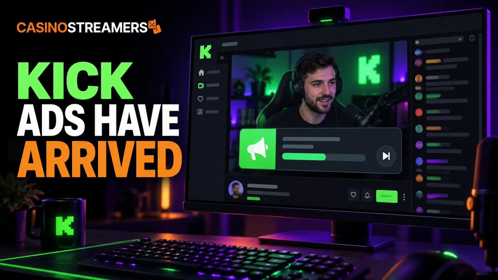 Kick Ads Have Arrived: What the New Model Means for Streamers